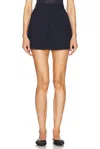 Ami Alexandre Mattiussi Ami Paris Wool Mini Skirt In Navy Blue