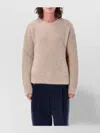 Ami Alexandre Mattiussi Ami Paris Chunky Hair Mohair Sweater