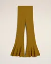 Ami Alexandre Mattiussi Mustard Godet Short Trousers Yellow In Havana