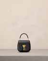 Ami Alexandre Mattiussi Ami Paris Ami De Coeur Logo Plaque Mini Tote Bag In Black