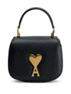 Shop Ami Alexandre Mattiussi Nano Paris Paris Shoulder Bag In Black