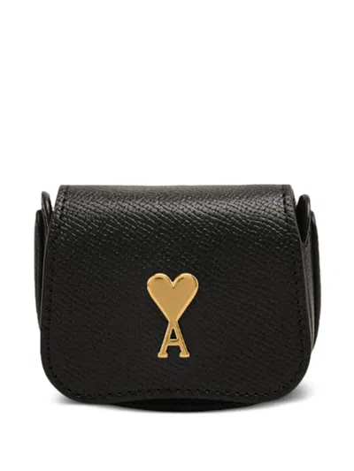 Ami Alexandre Mattiussi Nano Paris Paris Tote Bag In Black