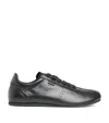Ami Alexandre Mattiussi Nappa Leather Step Sneakers In Black