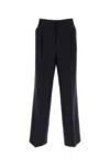 Ami Alexandre Mattiussi Loose Fit Pants With Straight Cut In Blue