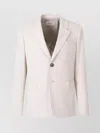 Ami Alexandre Mattiussi Notched Lapel Blazer With Front Pockets