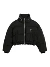 Ami Alexandre Mattiussi Logo-print Puff Jacket In Black