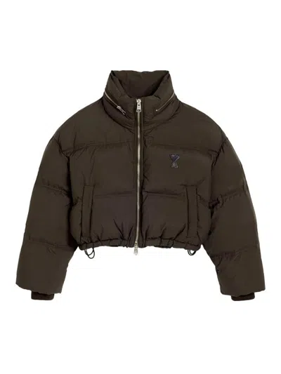 Ami Alexandre Mattiussi Jacket Ami Paris Woman Color Brown In Braun