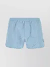 Ami Alexandre Mattiussi Nylon Swim Shorts Featuring Elastic Waistband In Blue