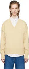 Ami Alexandre Mattiussi Off-white Ami De Cœur Sweater In 721 Cream