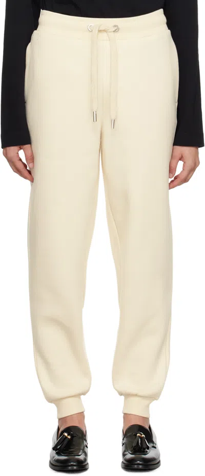 Ami Alexandre Mattiussi Off-white Heavyweight Lounge Pants In Ivory/185