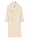 Ami Alexandre Mattiussi Ami Paris Women Long Double-breasted Coat In Pink