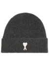 AMI ALEXANDRE MATTIUSSI OFF WHITE SDC BEANIE,UHA115.KN0032