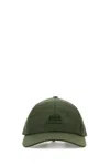 Ami Alexandre Mattiussi Ami Men Olive Green Nylon Baseball Cap