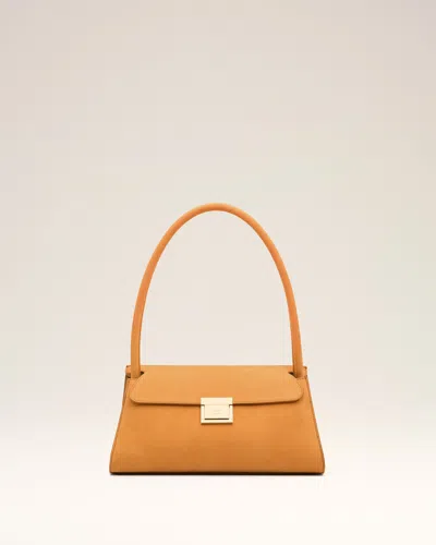 Ami Alexandre Mattiussi Orange Cow Leather Small Mimi Bag Orange