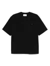 Ami Alexandre Mattiussi Organic-cotton T-shirt In Black