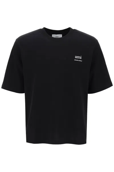 Ami Alexandre Mattiussi Organic Cotton T-shirt In Black
