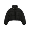 Ami Alexandre Mattiussi Logo-print Puff Jacket In Black