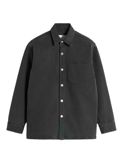 Ami Alexandre Mattiussi Overshirt Jeans In Black