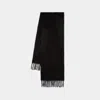 Ami Alexandre Mattiussi Oversize Scarf - Ami Paris - Alpaca - Black In Black