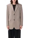 AMI ALEXANDRE MATTIUSSI AMI OVERSIZE TWO BUTTONS BLAZER