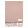 Ami Alexandre Mattiussi Oversized Alpaca Blend Scarf With Fringed Ends In Pink