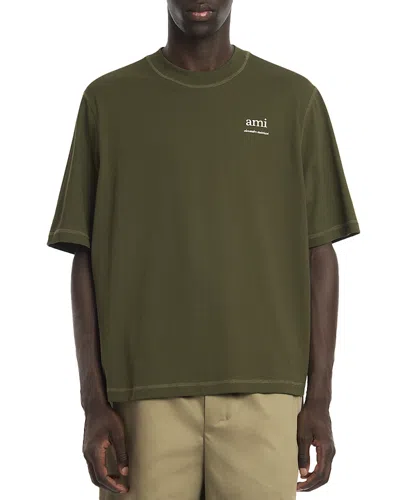 AMI ALEXANDRE MATTIUSSI OVERSIZED FIT TEE