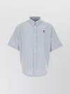 Ami Alexandre Mattiussi Ami Paris  Light Blue Cotton Button-down Shirt