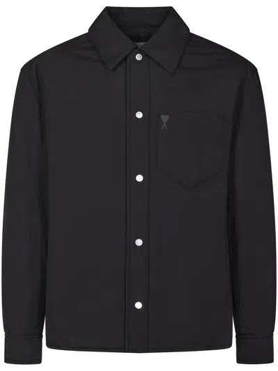 Ami Alexandre Mattiussi Padded Adc Overshirt In Black