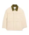 Ami Alexandre Mattiussi White Cotton Padded Worker Jacket White In Neutral