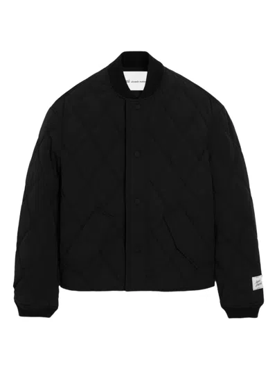 Ami Alexandre Mattiussi Black Nylon Padded Jacket Black