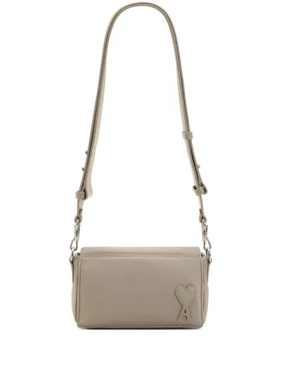 Ami Alexandre Mattiussi Padded Shoulder Bag In Neutral