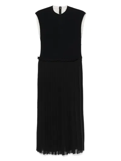 Ami Alexandre Mattiussi Panelled Midi Dress