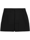 Ami Alexandre Mattiussi Mini Skirt With Panels Black In Black
