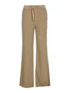 Ami Alexandre Mattiussi Flare Pants In Beis