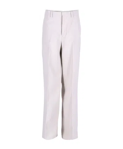 Ami Alexandre Mattiussi Pantalon De Grande Ajustement In White