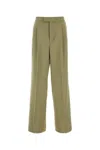 Ami Alexandre Mattiussi Ami Paris Sage Green Viscose Blend Pant