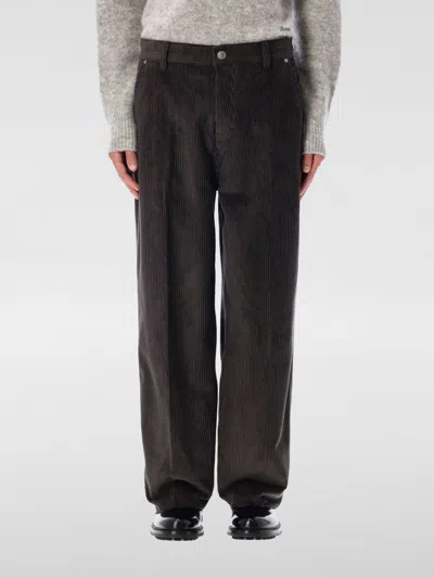 AMI ALEXANDRE MATTIUSSI PANTS AMI PARIS MEN COLOR GREY,H36875020