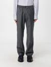 Ami Alexandre Mattiussi Ami Paris Men Virgin Wool Pants In Gray