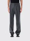 Ami Alexandre Mattiussi Ami Paris Ami Paris Grey Wool Classic Trousers In Gray