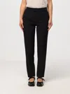 Shop Ami Alexandre Mattiussi Pants Ami Paris Woman Color Black