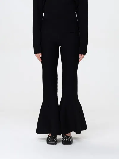 AMI ALEXANDRE MATTIUSSI PANTS AMI PARIS WOMAN COLOR BLACK,G76405002