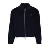Ami Alexandre Mattiussi Ami De Caur Cotton Corduroy Blouson In Blue