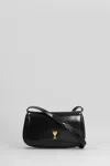 Ami Alexandre Mattiussi Paris Bag Small Shoulder Bag In Black Leather In Black