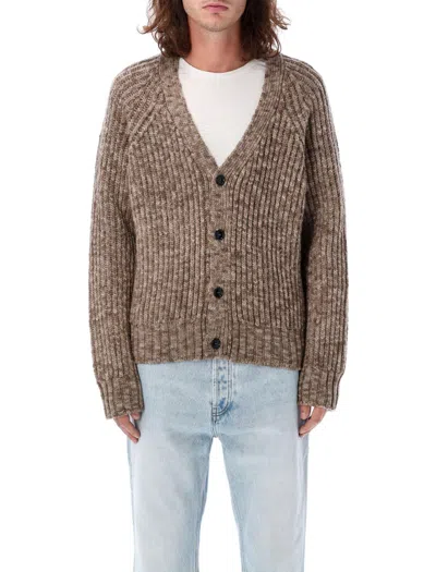 Ami Alexandre Mattiussi Pullover Ami Paris Herren Farbe Beige In Brown