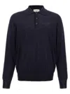 AMI ALEXANDRE MATTIUSSI PARIS DE COEUR KNITTED POLO SHIRT