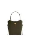 Ami Alexandre Mattiussi Mini Square Shoulder Bag In グリーン