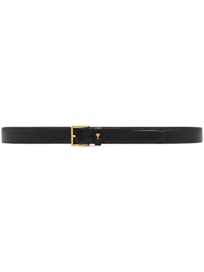 Ami Alexandre Mattiussi Paris Paris Belt In Black