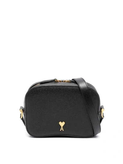 Ami Alexandre Mattiussi Paris Paris Camera Bag In Black