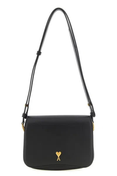 Ami Alexandre Mattiussi 'paris Paris' Crossbody Bag In Schwarz
