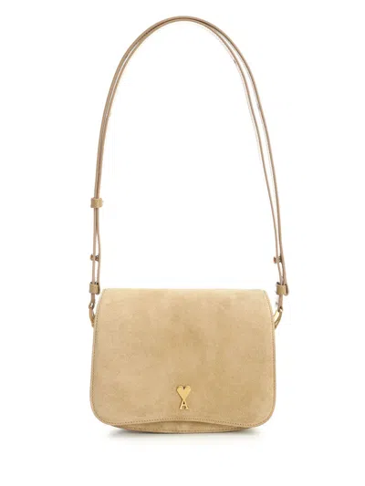 Ami Alexandre Mattiussi Paris Paris Crossbody Bags Beige